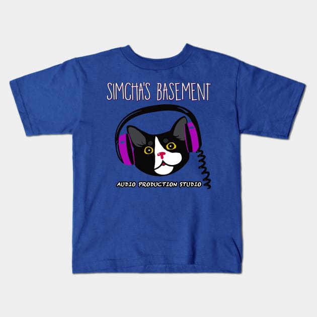 Simcha's Basement - Audio Production Studio Kids T-Shirt by polarmp3